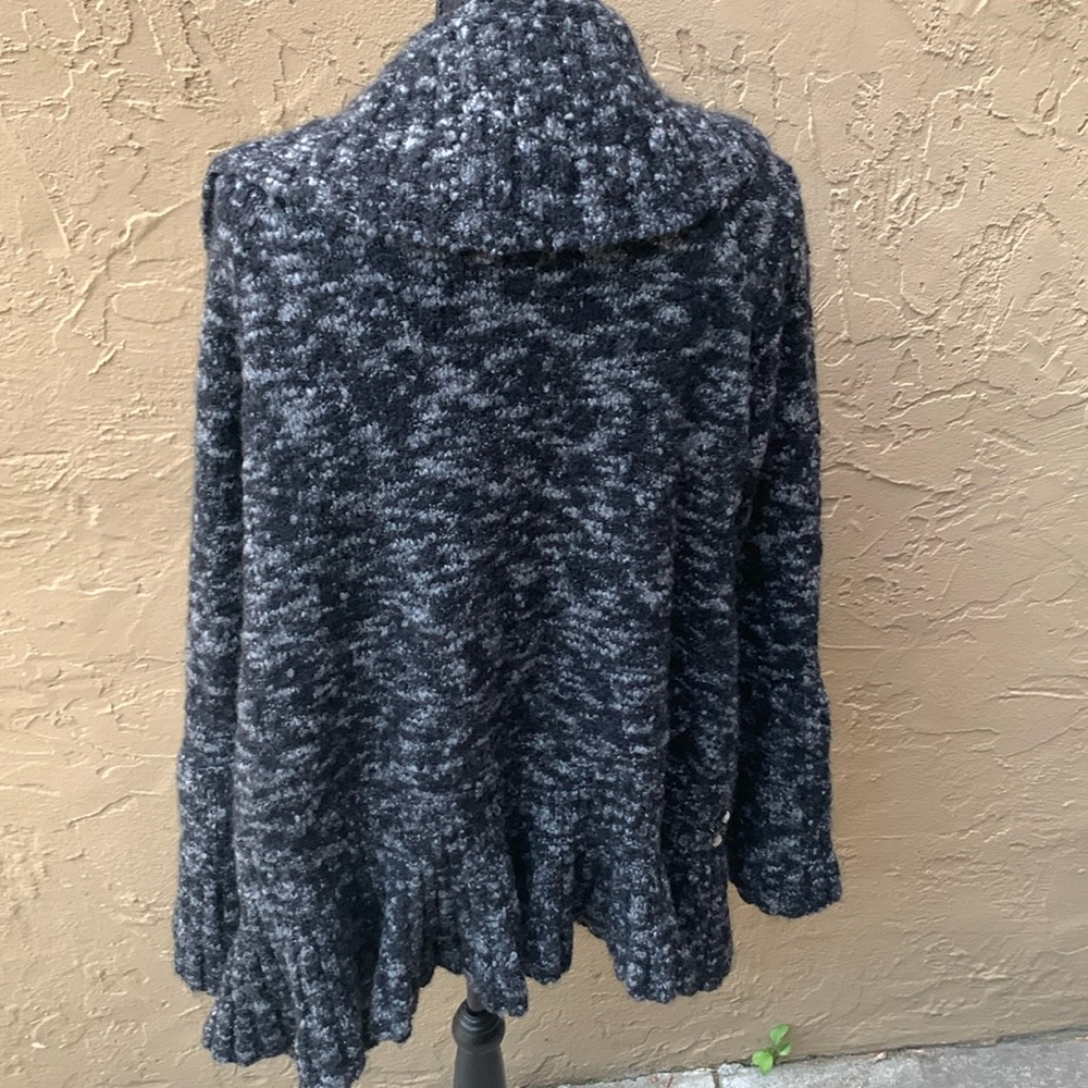πHOST PICKπ Diane Von Furstenberg Nodi Beaded Marled Yarn Cardigan - Picture 2 of 5